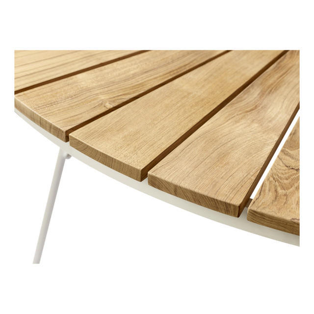 Ellen Set - Tisch 110 cm & vier Stühle - Weiß