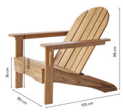 Adirondack Stuhl - Teak