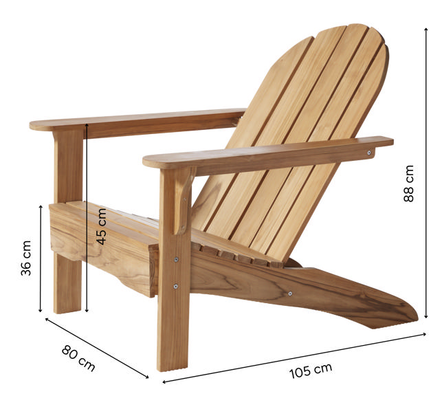 Adirondack Stuhl - Teak