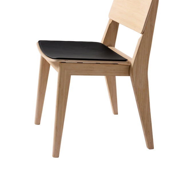 Elvo Lederkissen - Schwarz