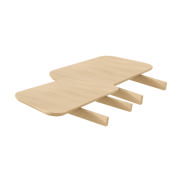 Elvo Ansteckplatten - Bambus