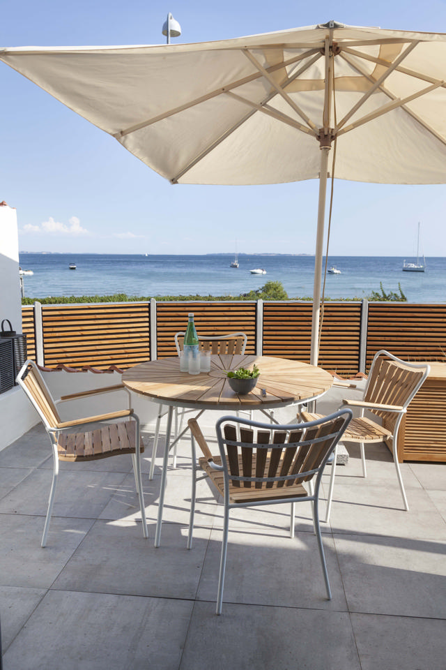 Ellen Set - Tisch 110 cm & vier Stühle - Weiß