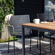 Mood Classic Set - Tisch & Vier Stühle - Anthrazit