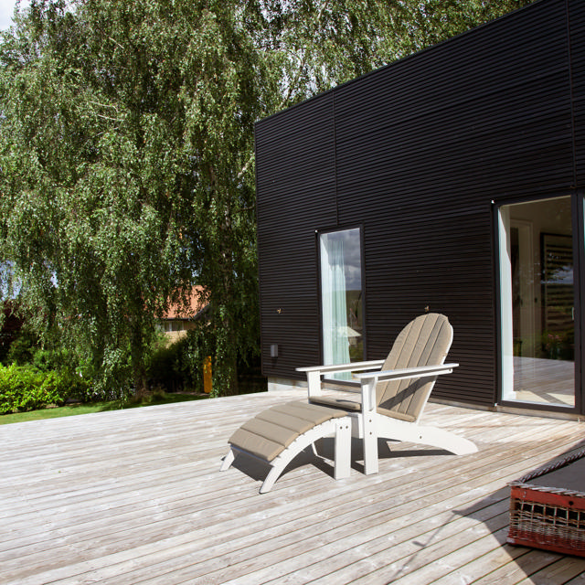 Adirondack Set mit Kissen - Weiß