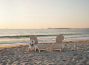 Adirondack Set mit Kissen - Weiß