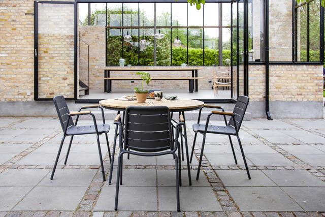 Ellen Tisch - Anthrazit 110 cm