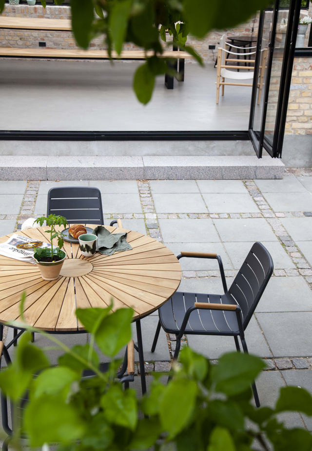 Ellen Tisch - Anthrazit 110 cm