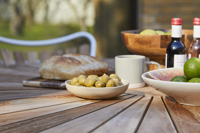 Ellen Tisch - Weiß 130 cm