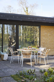 Ellen Tisch - Weiß 130 cm