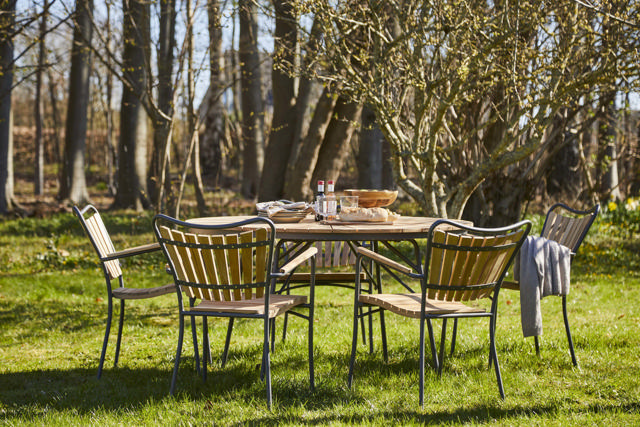 Ellen Tisch - Anthrazit 130 cm