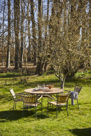 Ellen Tisch - Anthrazit 130 cm