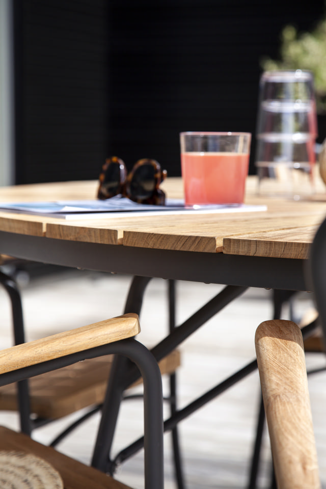 Ellen Tisch - Anthrazit 150 cm