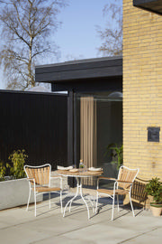 Ellen Cafétisch - Weiß 80 cm