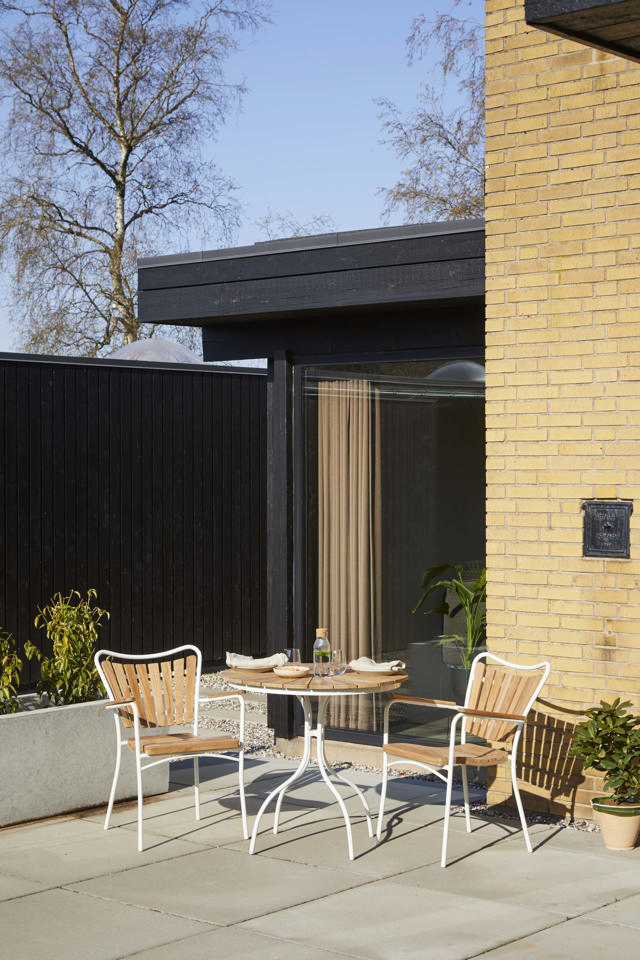 Ellen Cafétisch - Weiß 80 cm