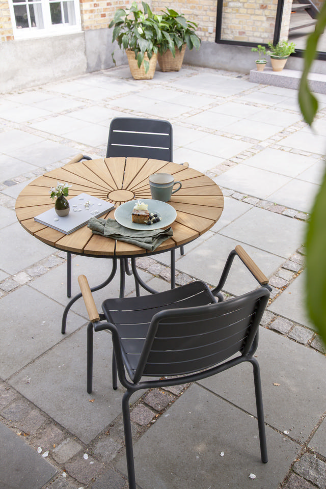 Ellen Cafétisch - Anthrazit 80 cm