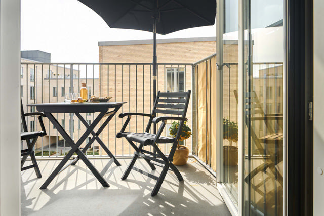 York Klapptisch - Schwarz