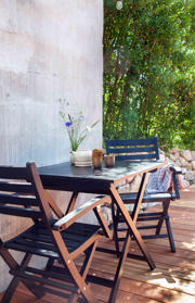 York Klapptisch - Schwarz