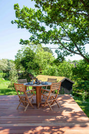 Butterfly Klapptisch - Teak 110 cm