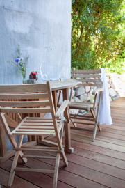 Butterfly Klapptisch - Teak 110 cm