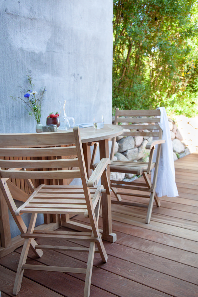 Butterfly Klapptisch - Teak 110 cm