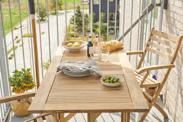 Butterfly Klapptisch - Teak