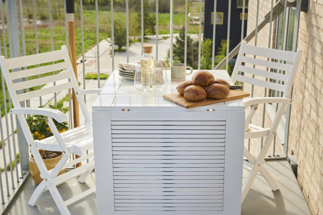 Butterfly Klapptisch - Weiß