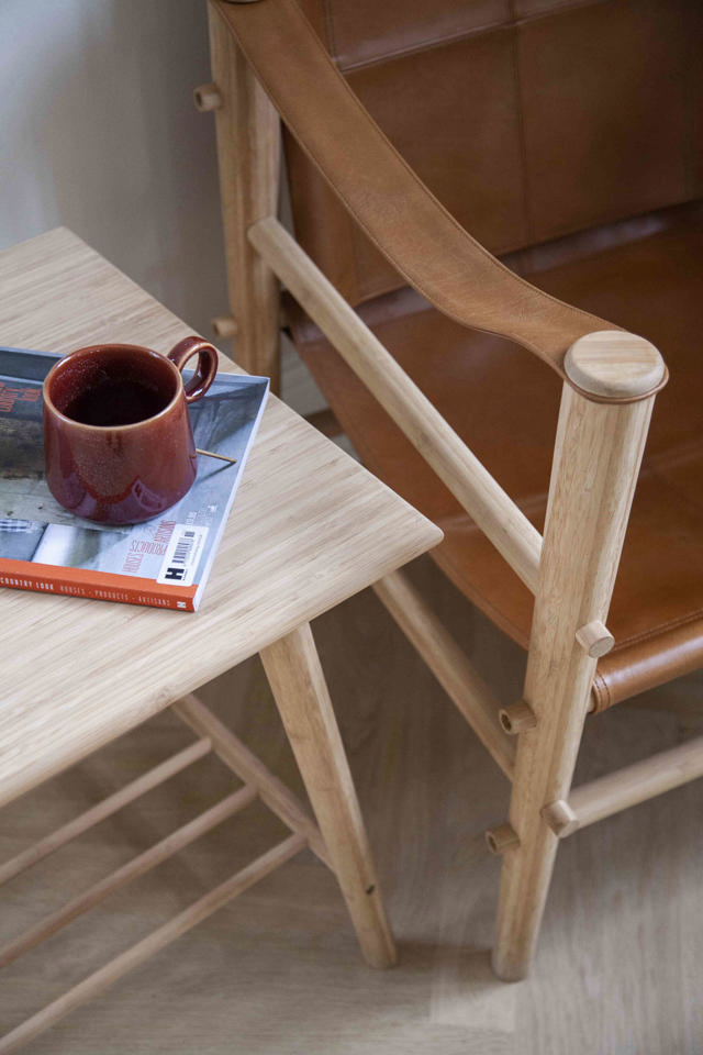 Noble Beistelltisch - Bambus