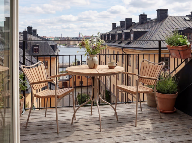 Ellen Gartenstuhl - Sandfarben