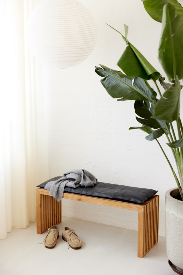 Rib Dreisitzerbank - Teak