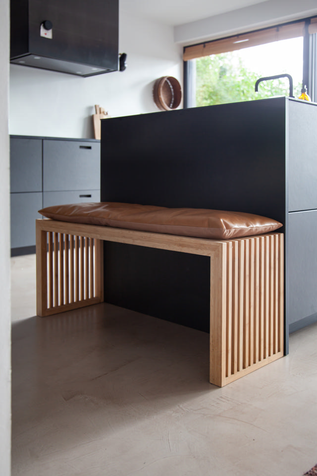 Rib Dreisitzerbank - Bambus