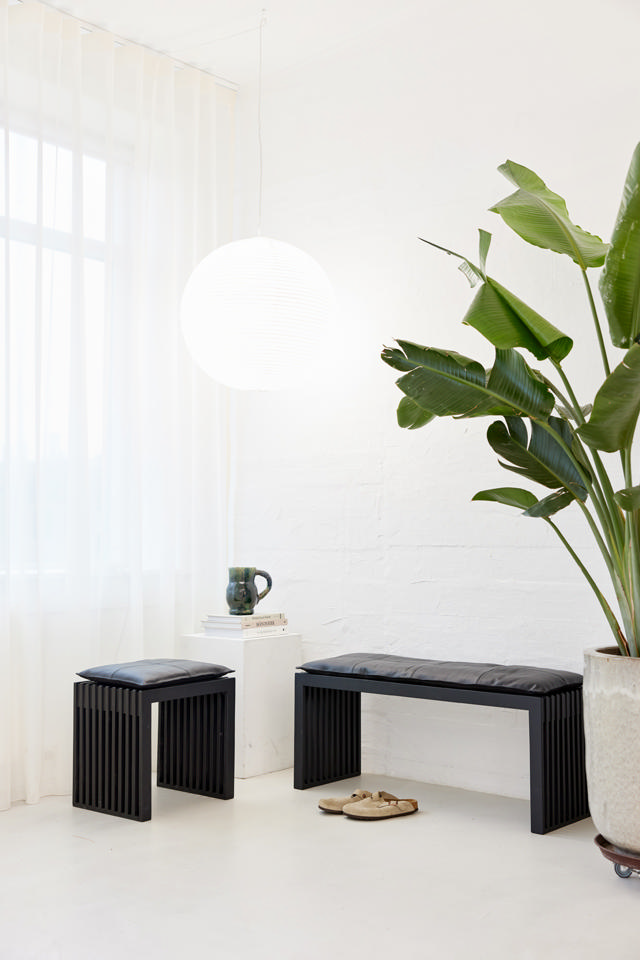 Rib Hocker - Schwarz