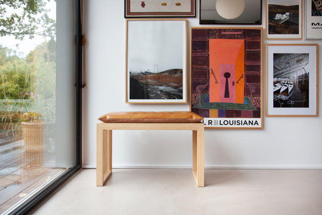 Rib Zweisitzerbank - Bambus