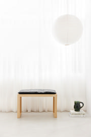 Rib Zweisitzerbank - Bambus