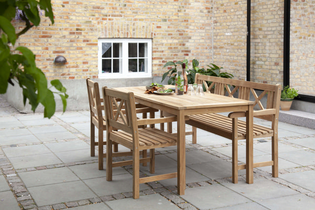 Rosenborg Drei-Personen-Bank - Teak