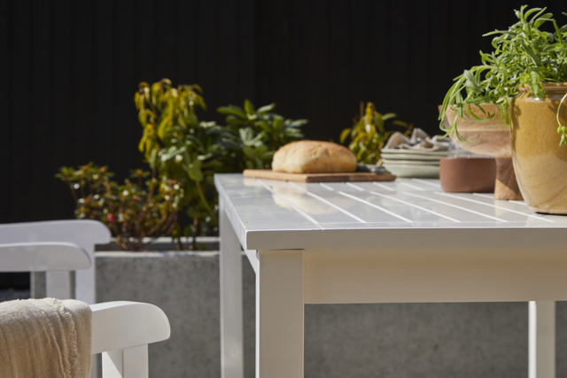 Sofiero Dreisitzer-Bank - Weiß