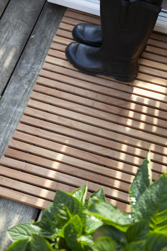 Everyday mittelgroße Badematte - Teak