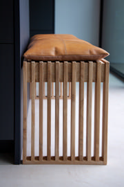 Rib Sitzkissen für Dreisitzerbank - Leder