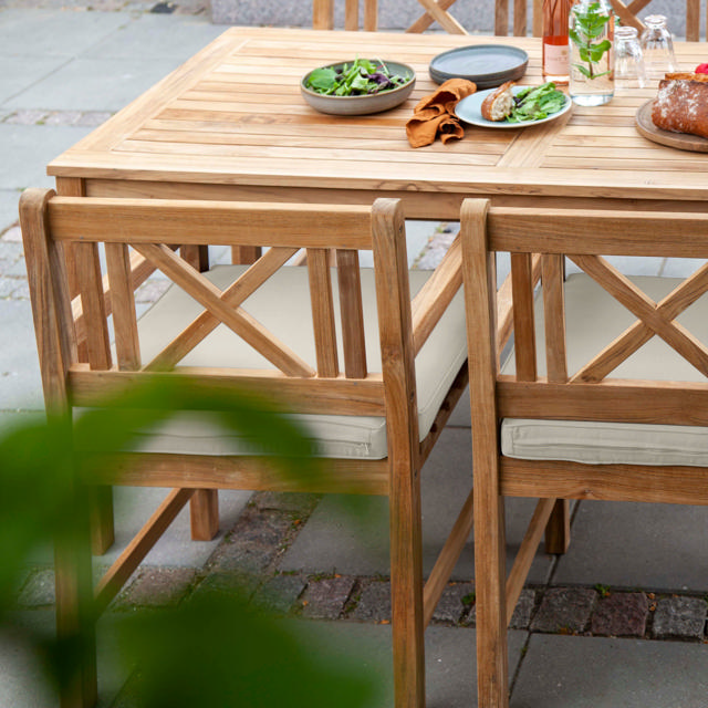 Rosenborg & Sofiero Dreiteiliges Kissenset - Sandfarben